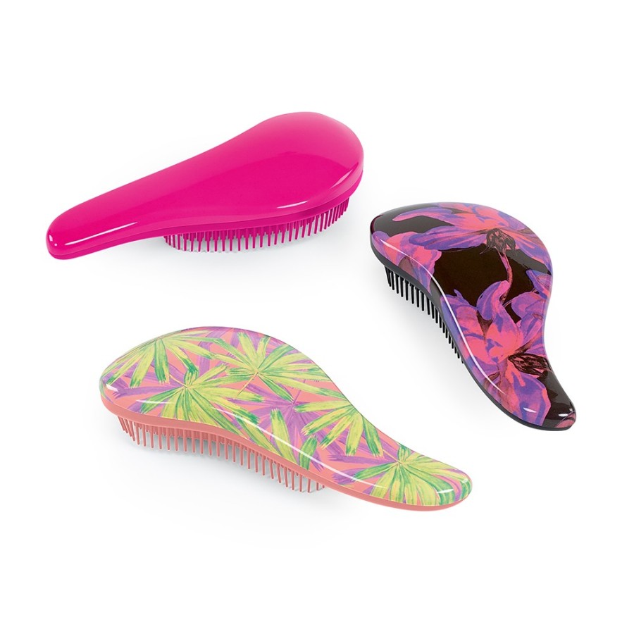 dermobrush-groom-attitude-sinelco-rose-fushia-motif-palmier-fleur