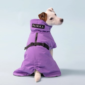 Imperméable chaud Hiver réfléchissant PAIKKA lilac Violet pour chien
