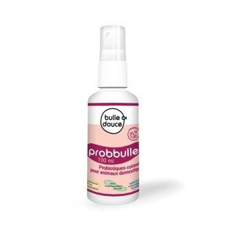 PROBBULLE : Spray probiotique pour soins cutanés d'animaux domestiques