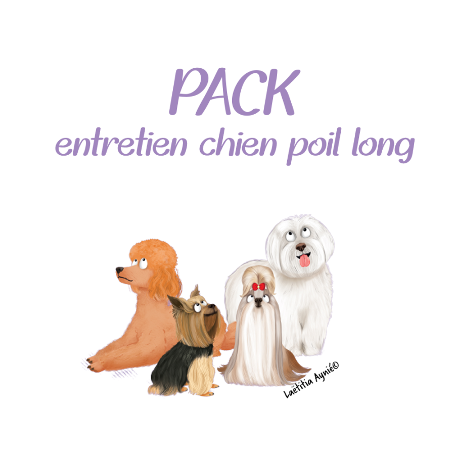 Pack Entretien Chien Poils Longs - ISB