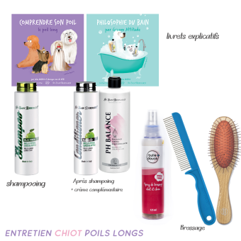 Pack Toilettage Chiot Poil Long - ISB
