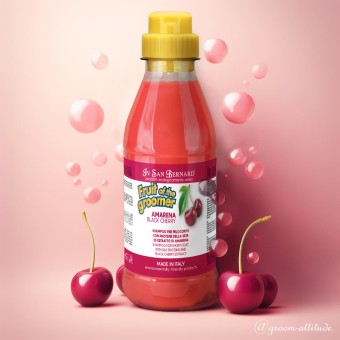 Shampoing Cerise - Poils Courts & Chiens d'eau - ISB FRUIT OF THE GROOMER