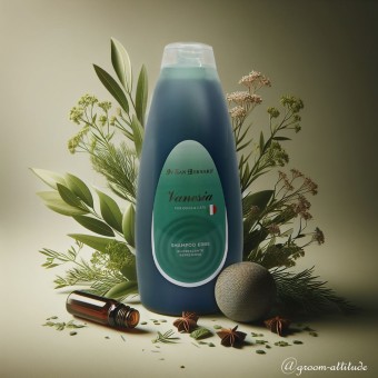 Shampooing Revitalisant aux Herbes Vanesia d'Iv San Bernard - Fraîcheur et Tonus pour Tous Poils