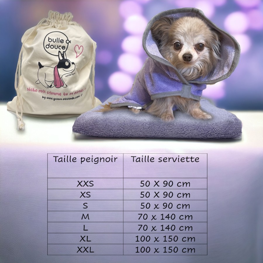 Pack Séchage - Peignoir et Serviette - BULLE & DOUCE